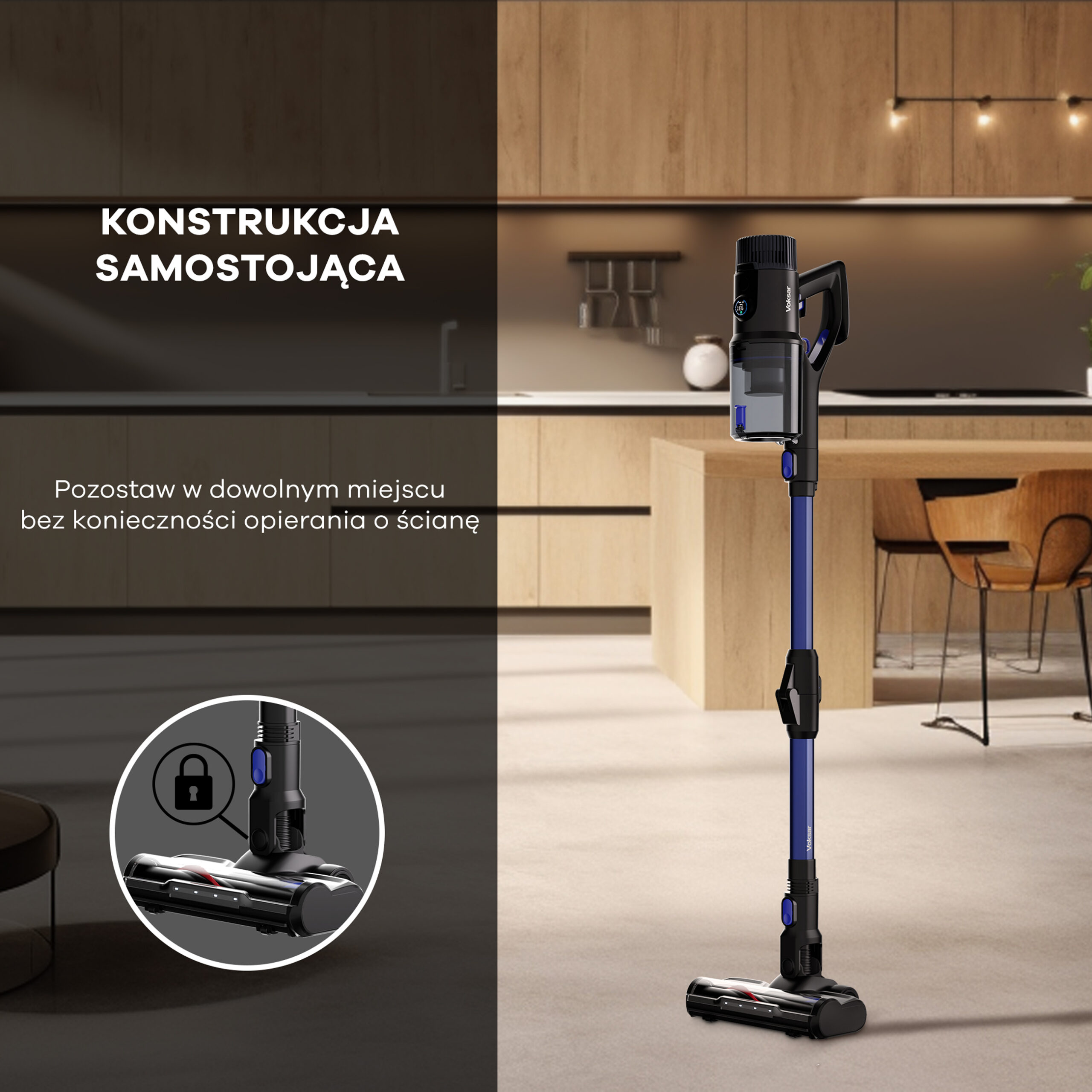 Odkurzacz bezprzewodowy VOKSAR V11s - obrazek 5