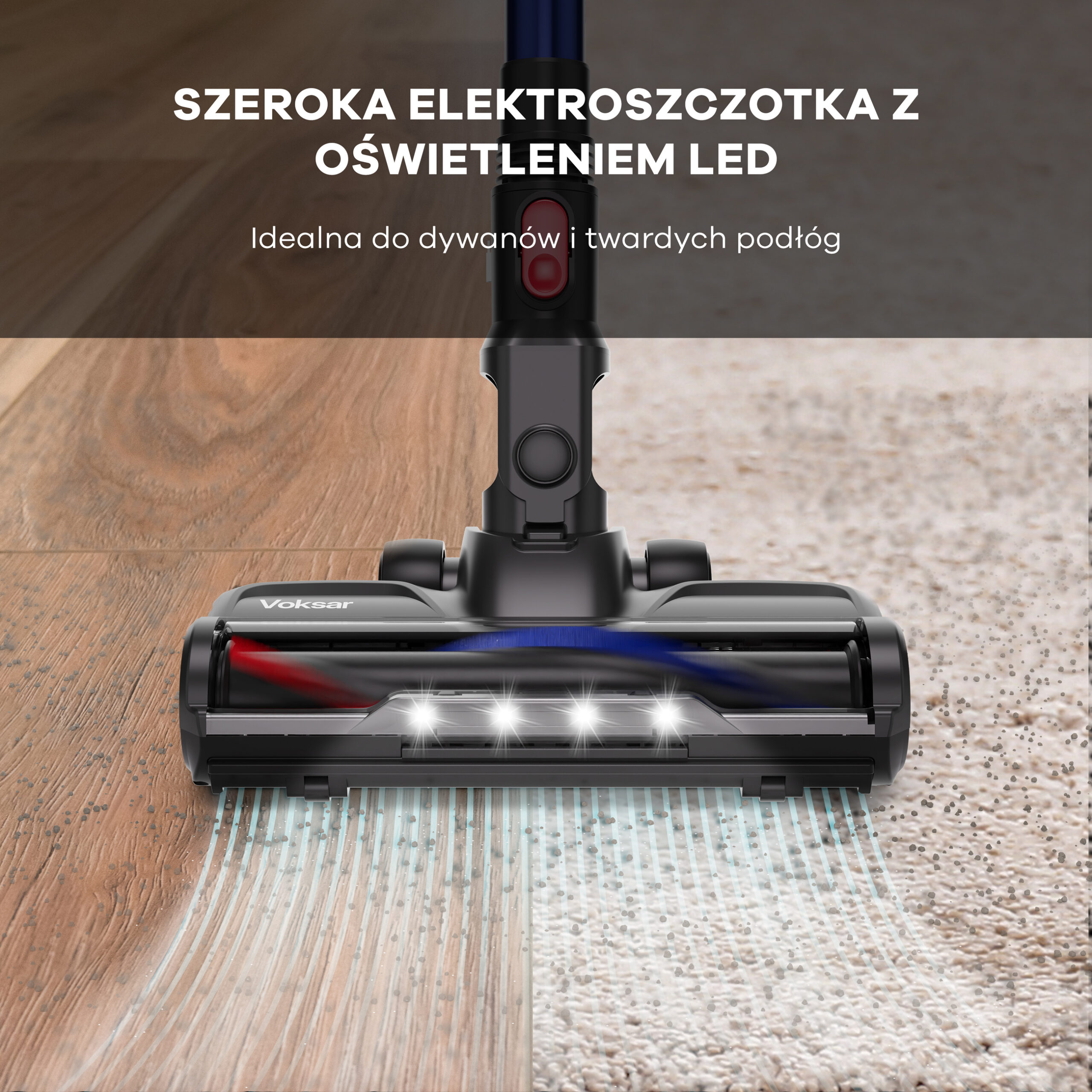 Odkurzacz bezprzewodowy VOKSAR V11s - obrazek 3